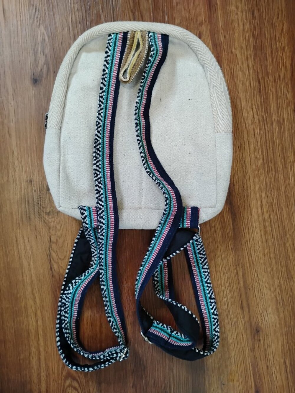 Himalayan Hemp Aztec Mini Backpack - Picture 2 of 3